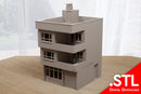 Bâtiment urbain arabe moderne MET_02 - Téléchargement numérique . Fichiers STL pour l’impression 3D