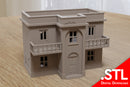 Tobruk Hotel & HQ DST2 – Digitale Download .STL-Dateien für den 3D-Druck