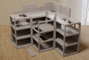 Abandoned Industrial Building STL – 28mm Modular Ruined Factory | Zona Alfa / Post-Apocalyptic Wargaming Terrain - Digital Download .STL file for 3D Printing