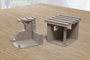 Poste de garde en blocs de béton - Zona Alfa Wargaming Terrain - Téléchargement numérique fichier .STL pour l'impression 3D