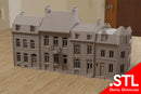 Dünkirchen Reihenhäuser Bündel – WW2 Französische Stadthäuser – 28mm Tabletop-Gelände STL