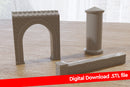 Dutch Town Scatter Set Volume 1 - Téléchargement numérique . Fichiers STL pour l'impression 3D