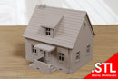 German Fulda Region House SS1 - Téléchargement numérique .STL Fichiers pour l’impression 3D