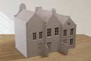 Niederländische Kanalhäuser Delft Trio - Digitaler Download. STL-Datei für 3D-Druck