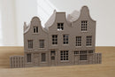 Niederländische Kanalhäuser Delft Trio - Digitaler Download. STL-Datei für 3D-Druck