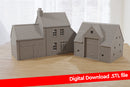 Normandy Farm Set (Bundle) - Téléchargement numérique . Fichiers STL pour l’impression 3D