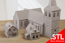 Oosterbeek Set – Operation Market Garden - Téléchargement numérique fichier .STL pour l'impression 3D