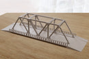 Pratt Truss Bridge - Téléchargement numérique fichier .STL pour l'impression 3D