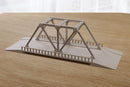 Pratt Truss Bridge - Téléchargement numérique fichier .STL pour l'impression 3D