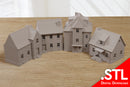 Fulda Gap German Buildings Set Bundle - Digital Download .STL Files for 3D Printing