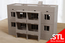 Sowjetischer Wohnungsblock Typ 2 - Digitaler Download. STL-Dateien für 3D-Druck