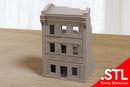 Stalingrader Stadthaus-/Hotelruine – Geländemodell für Tabletop-Spiele im Zweiten Weltkrieg – Digitaler Download (.STL-Datei für 3D-Druck)