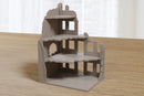Stalingrad Residential Corner Ruin - WW2 Miniature Wargaming Terrain - Digital Download .STL file for 3D Printing