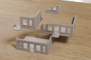 Stalingrad Residential Corner Ruin - WW2 Miniature Wargaming Terrain - Digital Download .STL file for 3D Printing