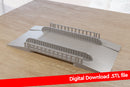 Pont en acier plat - Téléchargement numérique de fichiers .STL pour l'impression 3D