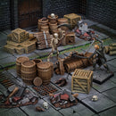 Terrain Crate: Dungeon Crates and Barrels – Fantasy Terrain Set (28mm–32mm)