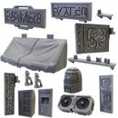 Terrain Crate : Accessoires de science-fiction Battlezone Street – Terrain 28 mm pour les jeux de guerre urbains