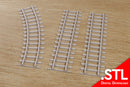 Train Tracks Set, Straight and Curved - Digital Download .STL Files for 3D Printing