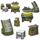 UNSC Scatter Terrain Set – Compatible with Halo: Flashpoint