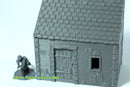 Small Stone Normandy Shed T1 (Volume 1) - Tabletop Wargaming WW2 Terrain | 15mm 20mm 28mm Miniature 3D Printed Model | Bolt Action