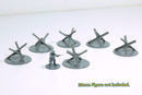 Tank Obstacle Hedgehog - 15mm, 20mm, 28mm 3D Printed Terrain for Tabletop Wargaming | Bolt Action - Set of 6pcs