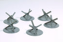 Tank Obstacle Hedgehog - 15mm, 20mm, 28mm 3D Printed Terrain for Tabletop Wargaming | Bolt Action - Set of 6pcs