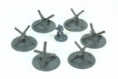 Tank Obstacle Hedgehog - 15mm, 20mm, 28mm 3D Printed Terrain for Tabletop Wargaming | Bolt Action - Set of 6pcs