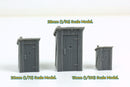 Rural Toilet - Tabletop Wargaming WW2 Terrain - 15mm - 20mm - 28mm - HO - Miniature 3D Printed Model
