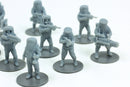 Hazmat Squad - Modern Wargaming Miniatures for Tabletop RPG - 20mm / 28mm / 32mm Scale Minifigures