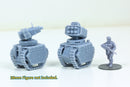 Sentry Bot Tanks - Resin 3D Printed Vehicles 28mm Scale for Tabletop RPG Wargames
