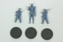 Mutant with two Hazmat Soldiers - 28mm / 32mm ZONA ALFA - Modern Wargaming Miniature for Tabletop RPG