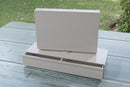 Low Board with turnable TV Panel - Dollhouse Miniature 1:12 Miniature Dollhouse Furniture