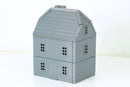 German Traditional Double Storey House - Tabletop Wargaming Terrain - Miniature Gaming - 3D Printed