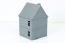 German House with Garage - Tabletop Wargaming Terrain - Miniature Gaming - 3D Printed