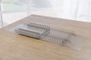 Flat Steel Bridge Extension - Tabletop Wargaming WW2 Terrain Miniature | 15mm 20mm 28mm | 3D Printed Model