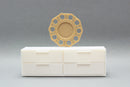 Mirror Frame with Ring Pattern - Dollhouse Miniature 1:12 Miniature Dollhouse Furniture