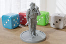 African Militant NGO on Satellite Phone - Modern Wargaming Miniature for Tabletop RPG - 28mm / 32mm Scale Minifigure