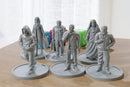 Middle East and North Africa Civilians Pack - Six - Modern Wargaming Miniatures for Tabletop RPG - 28mm / 32mm Scale Minifigures