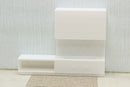 Fireplace with Low Side Board - Dollhouse Miniature 1:12 Miniature Dollhouse Furniture