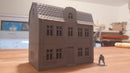 Polish Village House DS-T2 - Tabletop Wargaming WW2 Terrain | Miniature 3D Printed Model | Flames of War - Zona Alfa