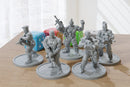 LMG Punks Squad 28mm/32mm Minifigures - Modern - Cyberpunk - Zona Alfa - Apocalyptic - Wargaming Miniature for Tabletop RPG