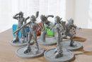 Roller Babes - 3D Printed Mini's - Cyberpunk / Sci-Fi - Tabletop Miniature Wargaming - 28mm / 32mm Scale Minifigures