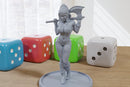 Sexy Barbarian Pinup - 3D Printed Minifigures for Fantasy Miniature Tabletop Games DND, Frostgrave 28mm / 32mm / 75mm