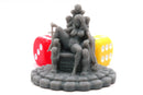 Brutal Throne Pinup - 3D Printed Minifigures for Fantasy Miniature Tabletop Games DND, Frostgrave 28mm / 32mm / 75mm