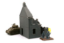 Normandy French House DS-T2 Destroyed (Volume 1) 3D Printed Tabletop Wargaming Terrain for Miniature Games like Bolt Action, Flames of War