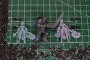 Nun Squad Monja 10 - 3D Printed Miniature Mifigure for Tabletop Rolepaying Games Sexy Pin-Up - 32mm - 28mm Scale