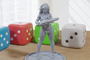 Hollywood Chaisaw Strumpet SFW/ NSFW 3D Printed Minifigures for Fantasy Miniature Tabletop Games DND, Frostgrave 28mm / 32mm / 75mm