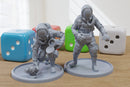 Dr Mihail and Dr Pavel Zone Researchers - 3D Printed Minifigures - Post Apocalyptic Miniature for Tabletop Games Zona Alfa