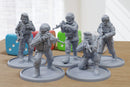 Modern African Troops - 3D Printed Miniatures for Tabletop Wargames - 28mm / 32mm Scale Minifigures
