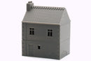 French Commercial Row House T1 - Tabletop Wargaming WW2 Terrain | Miniature 3D Printed Model | Flames of War & Bolt Action